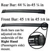 BrightLines Roof Rack Crossbars Replacement For Honda Pilot 2003-2008