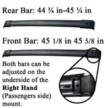 BrightLines Roof Rack Crossbars Replacement For Honda Pilot 2003-2008