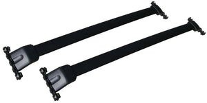 BrightLines Roof Rack Crossbars Ski Rack Combo Replacement For Honda Pilot 2009-2015 (Up to 6 pairs Skis or 4 Snowboards)