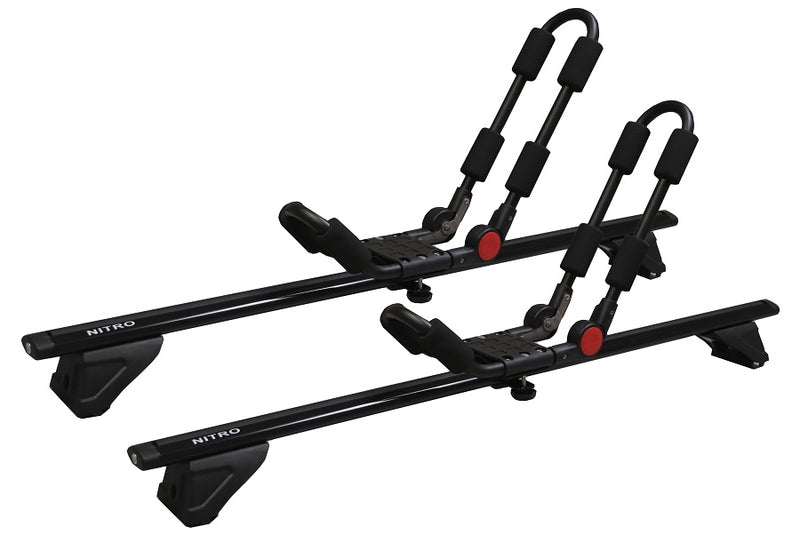 BrightLines Roof Rack Crossbars Kayak Rack Combo Replacement For Dodge Nitro 2007-2012 - ASG AUTO SPORTS