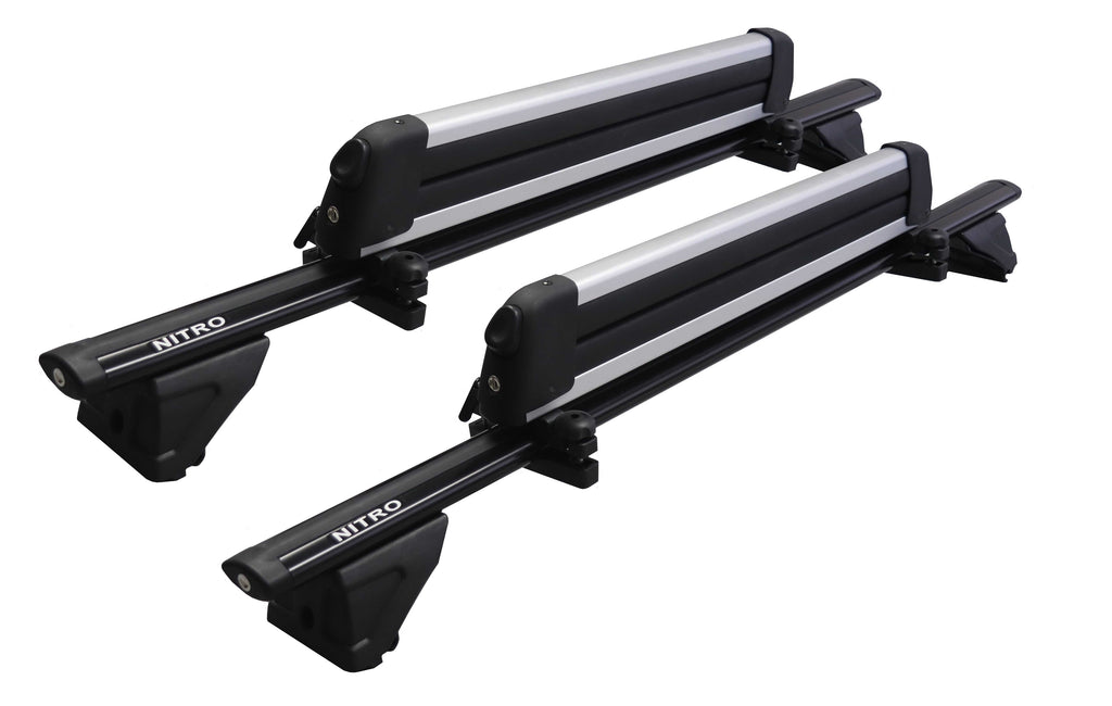 BrightLines Roof Rack Crossbars Ski Rack Combo Replacement For Dodge Nitro 2007-2012 - ASG AUTO SPORTS