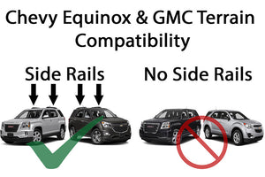BrightLines Roof Rack Crossbars Replacement for GMC Terrain 2010-2017 - ASG AUTO SPORTS