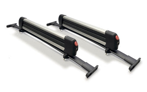 BrightLines Roof Rack Crossbars and Ski Rack Combo Replacement for Ford Explorer 2011-2015 (4 pairs skis or 2 snowboards)