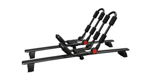 BrightLines Roof Rack Crossbars and Kayak Rack Combo Replacement for Jeep Grand Cherokee 2011-2020 - ASG AUTO SPORTS