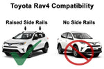BrightLines Roof Rack Crossbars Kayak Rack Combo Replacement for Toyota RAV4 2013-2018