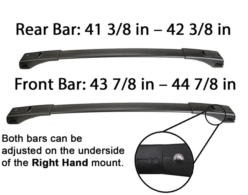 BrightLines Roof Rack Crossbars Kayak Rack Combo Replacement for Toyota RAV4 2013-2018