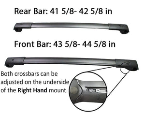 BrightLines Roof Racks Crossbars and Ski Snowboard Racks Combo Replacement For Subaru Forester 2014-2018 (4 pairs skis or 2 snowboards) - ASG AUTO SPORTS