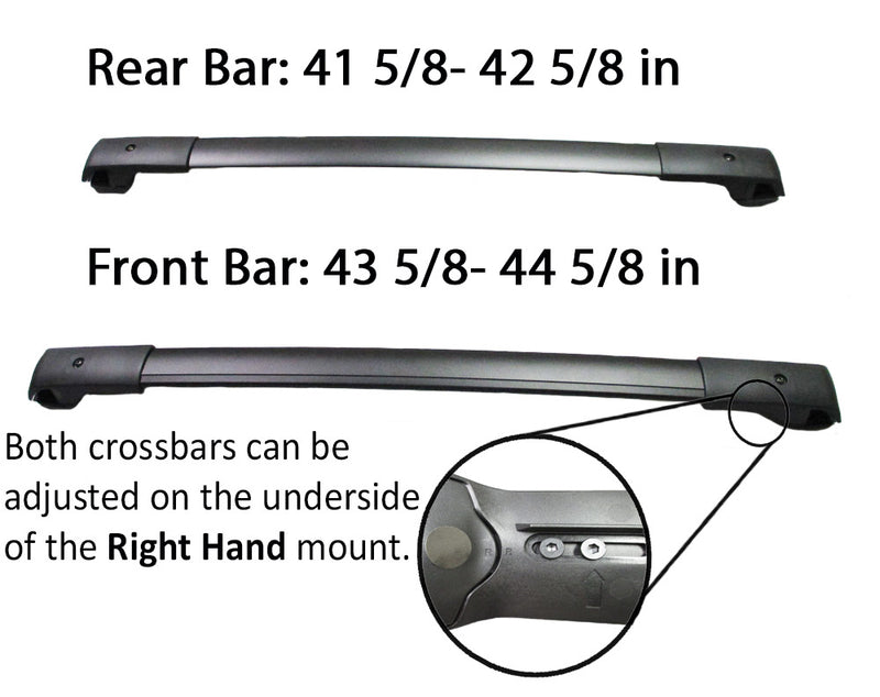 BrightLines Subaru Forester Roof Rack Crossbars 2014-2018 – ASG