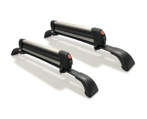 BrightLines Roof Rack Crossbars Ski Rack Combo Replacement For Toyota Highlander XLE LIMITED SE LIMITED PLATINUM 2014-2019 (Up to 4 Skis or 2 Snowboards)