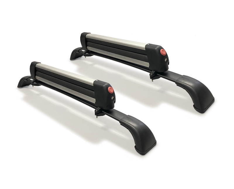 BrightLines Roof Rack Crossbars Ski Rack Combo Replacement For Toyota Highlander XLE LIMITED SE LIMITED PLATINUM 2014-2019 (Up to 6 pairs Skis or 4 Snowboards)