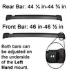 BrightLines Roof Rack Crossbars Kayak Rack Combo Replacement For Hyundai Santa Fe 2013-2018
