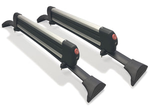 BrightLines Roof Rack Crossbars Ski Rack Combo Replacement For Honda Pilot 2016-2022 (Up to 6 pairs Skis or 4 Snowboards)