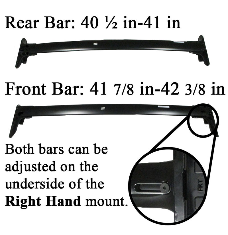 BrightLines Roof Rack Crossbars Replacement For Lexus RX350 RX450H 2016-2020 - ASG AUTO SPORTS