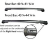 BrightLines Roof Rack Crossbars Kayak Rack Combo Compatible for Subaru Crosstrek 2013-2017