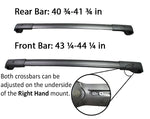 BrightLines Roof Rack Crossbars Kayak Rack Combo Compatible for Subaru Crosstrek 2013-2017