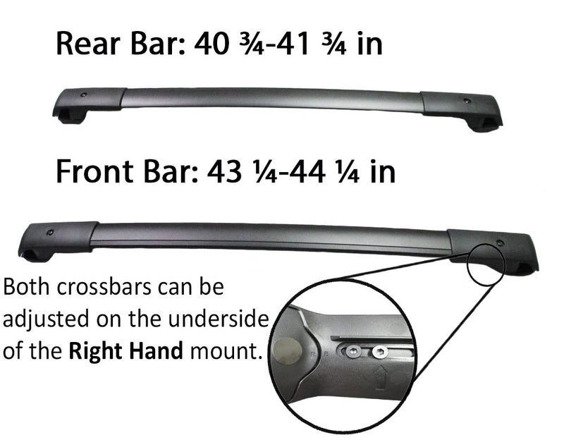 BrightLines Roof Rack Crossbars Kayak Rack Combo Compatible for Subaru Crosstrek 2013-2017