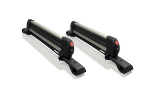 BrightLines Roof Racks Crossbars and Ski Snowboard Racks Combo Replacement For Subaru Forester 2014-2018 (Up to 6 pairs of skis or 4 snowboards)