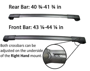 BrightLines Roof Rack Crossbars for Subaru Crosstrek 2013-2017 & Impreza 2012-2016 - ASG AUTO SPORTS