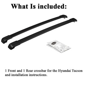 BrightLines Hyundai Tucson Roof Rack Crossbars 2016-2020 - ASG AUTO SPORTS