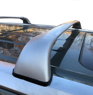 BrightLines Roof Rack Crossbars Kayak Rack Combo Compatible for Toyota Highlander XLE Limited SE LIMITED PLATINUM 2014-2019 in Silver