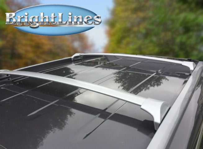 BrightLines Roof Racks Cross Bars Crossbars Compatible with 2016-2020 Honda Pilot in Silver - ASG AUTO SPORTS