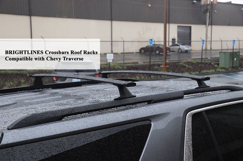 BrightLines Roof Racks Crossbars Replacement for Chevy Traverse 2018-2021