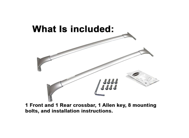BrightLines Roof Rack Crossbars Kayak Rack Combo Compatible with Nissan Rogue Sport 2017-2022