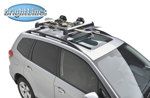 BrightLines Roof Rack Aero Crossbars Replacement for 2019-2024 Subaru Forester (NOT Fit Wilderness)