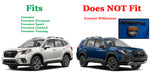 BrightLines Roof Rack Aero Crossbars and Kayak Rack Combo Compatible with 2019-2025 Subaru Forester (NOT Fit Wilderness)