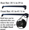 BrightLines Roof Rack Crossbars and Ski Rack Combo Compatible with 2017-2022 Honda CRV