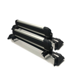 BrightLines Roof Rack Crossbars (Factory second) and Ski Rack up to 4 pairs skis or 2 snowboards (New condition) Combo Compatible with 2017-2020 Honda CRV - ASG AUTO SPORTS