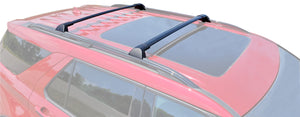 BRIGHTLINES Crossbars Roof Racks Replacement for Ford Explorer 2020-2023 for Kayak Luggage Ski Bike Carrier