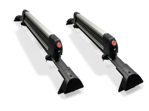 BRIGHTLINES Roof Racks Crossbars and Ski Rack Combo Replacement for Ford Explorer 2020-2023 (Up to 6 pairs of skis or 4 snowboards)