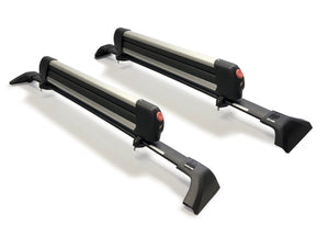 BRIGHTLINES Crossbars Roof Racks and Ski Rack Combo Replacement for Toyota Highlander 2020-2023 (Up to 6 pairs of skis or 4 snowboards)