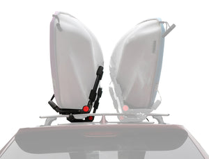 BrightLines Lockable Steel Roof Rack Crossbars Kayak Rack Combo Compatible with 2003-2008 Honda Pilot
