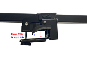 BrightLines Lockable Steel Roof Rack Crossbars Kayak Rack Compatible with Mercedes ML320 ML350 ML450 1998-2013