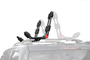 BrightLines Lockable Steel Roof Rack Crossbars Kayak Rack Combo Compatible with Audi Quattro Wagon 2001-2005