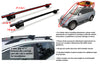 BrightLines Lockable Steel Roof Rack Crossbars Ski Rack Combo Compatible with BMW 3 Series Wagon 2000-2012 (Up to 4 Skis or 2 Snowboards)