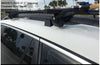 BrightLines Lockable Steel Roof Rack Crossbars Compatible with VW Jetta Wagon 2001-2014