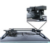 BrightLines Lockable Roof Rack Crossbars Ski Rack Combo Compatible with Hyundai Santa Fe 2001-2006