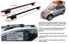 BrightLines Lockable Steel Roof Rack Crossbars Kayak Rack Combo Compatible with Suzuki Forenza 2005-2008