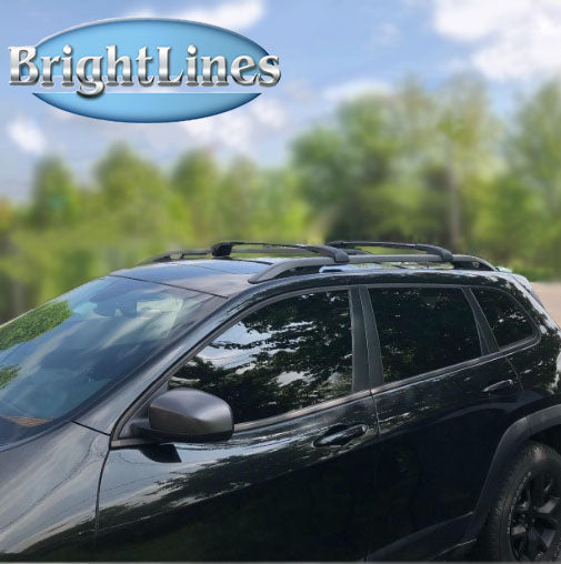BrightLines Aero Roof Rack Crossbars Compatible with Jeep Cherokee