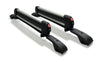 BrightLines Aero Roof Rack Crossbars Ski Rack Combo Compatible with Jeep Patriot 2007-2017