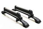 BrightLines Customized Crossbars Roof Racks Ski Rack Combo Compatible with 2021-2025 Ford Bronco Sport Base & Big Bend Models (Up to 4 pairs of Skis or 2 Snowboards)
