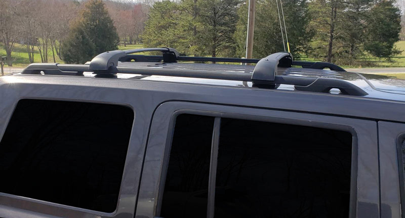 BrightLines Aero Roof Rack Crossbars Compatible with Jeep Patriot 2007-2017