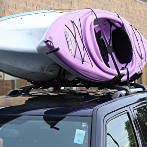 BrightLines Aero Roof Rack Crossbars Compatible with Jeep Patriot 2007