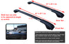 BrightLines Aero Roof Rack Crossbars Compatible with Dodge Journey 2009-2019