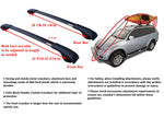 BrightLines Customized Crossbars Roof Racks Compatible with 2021-2025 Ford Bronco Sport Base & Big Bend Models for Kayak Luggage Ski Bike Carrier