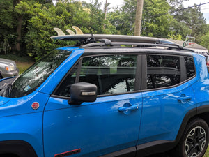 BRIGHTLINES Customized Roof Rack Crossbars Compatible with 2019-2022 Mercedes Benz GLE 350 (Non-Panoramic sunroof)