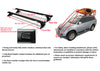 BrightLines Roof Rack Crossbars Kayak Rack Combo Compatible with Jeep Compass  2018-2025